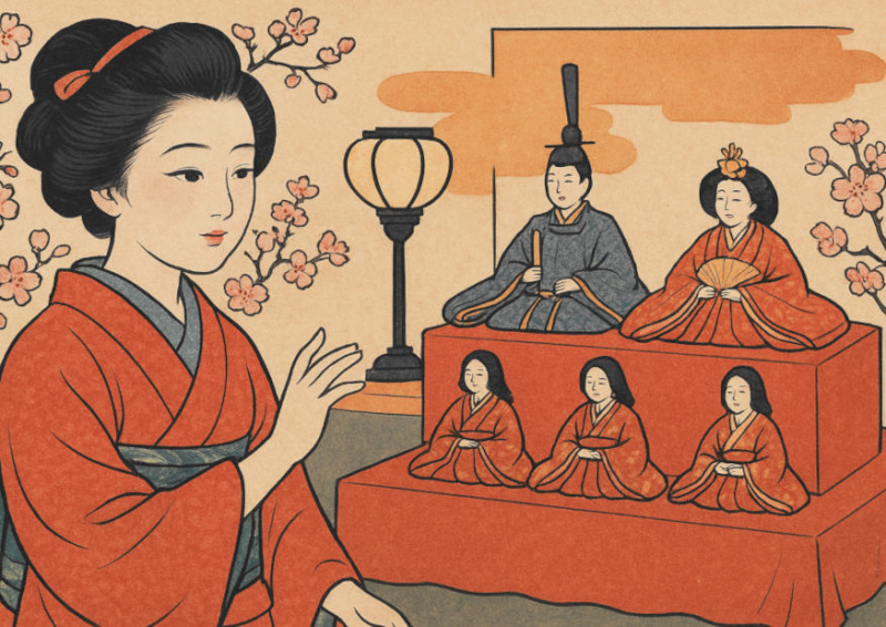 Japanische Puppen