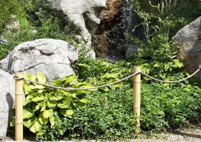 Bambuszaun: einfache elegante Bambuszäune für die japanische