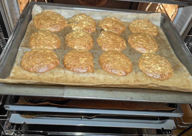 Apfeltaler im Backofen