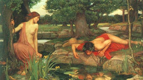 Echo und Narcissus von John William Waterhouse