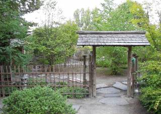 Torhaus im japanischen Garten