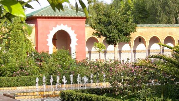 Garten im orientalischen Stil