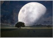 Mondnacht Bildmontage