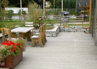 Terrassengarten Beispiel Gartengestaltung
