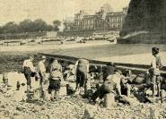 Jahundertsommer 1904 Elbe fast vollständig ausgetrocknet