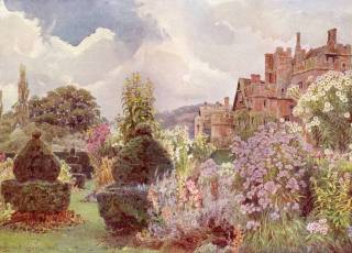 Englischer Garten mit Cottage