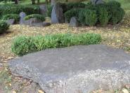 Steinsetzungen im japanischen Garten.