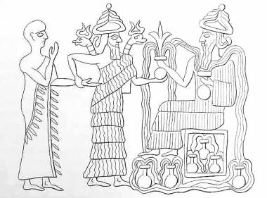 Sumerischer Mythos Adapa Ningishzida Anu